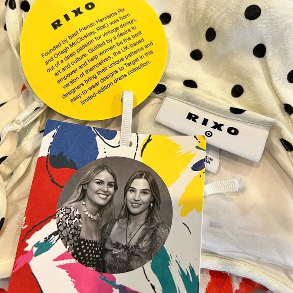 Rixo Dresses Rixo X Target Polka Dot Ruffle Maxi Slip Dress Size Small NWT - Picture 9 of 10